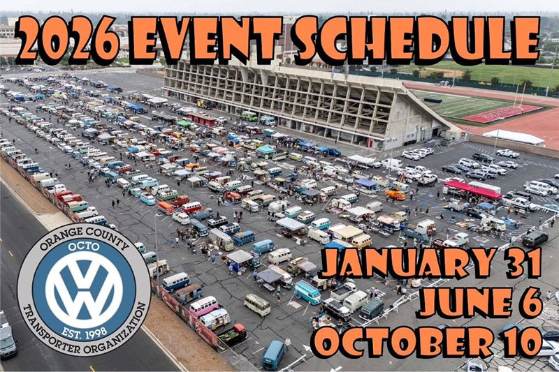 OCTO Car Shows flyer 2026